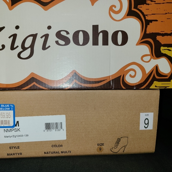 ZIGI SOHO SNAKE PRINT SHOES (SIZE 9) - Picture 8 of 8